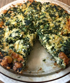 Lo-Cal Crustless Spinach Quiche recipe - Skim Plus Lo-Cal Crustless Spinach Quiche recipe - Skim Plus